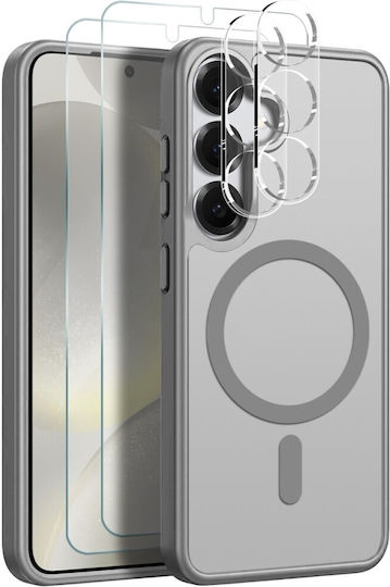 Northjo Σετ Προστασίας 5 Σε 1 Back Cover Πλαστικό Γκρι (Galaxy S24)