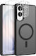 Northjo 5 In 1 Protection Set Back Cover Plastic Black Galaxy S25 Edge