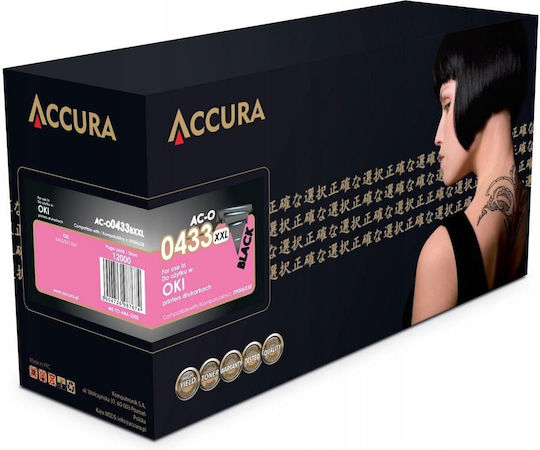 Accura Kompatibler Toner Für Laser-Drucker OKI Oki 09006238 Schwarz