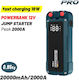 Bormann Pro BBC9030 Portable Car Battery Starter 20000mAh with Power Bank USB Flashlight 12V