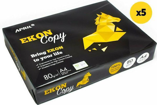 April Ekon Copy Druckerpapier A4 2500 Blätter