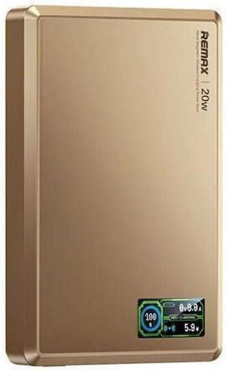 Remax FP-37 Aurora Power Bank 10000mAh 20W Power Delivery Χρυσό