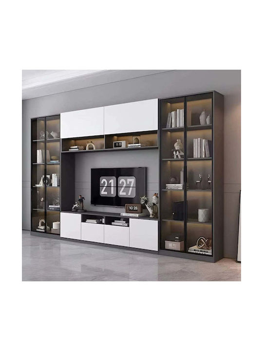 Mehrfarbiger Wohnzimmer TV-Einheit M320xB35xH200cm