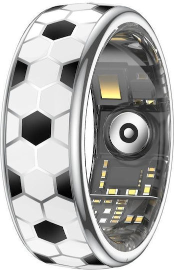 SY15 Smart Ring 21.5mm with Heart Rate Monitor Football