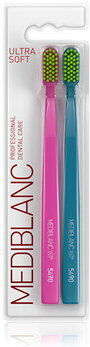 Mediblanc Οδοντόβουρτσα Ultra Soft Pink/blue 2τμχ