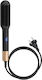 Avizar Straightening Hot Brush Ceramic Adjustable Anti-scald Comb Black Gold