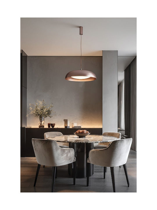VK Lighting Brown LED Pendant Light with Warm White Light
