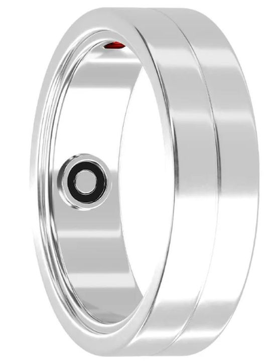 MaxCom MRing MR100 22mm Αδιάβροχο με Παλμογράφο Ασημί