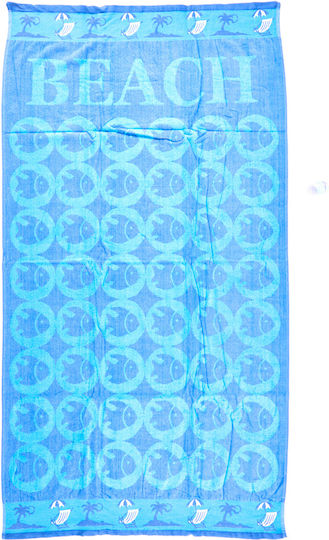 Comfort Πετσέτα Θαλάσσης Τιρκουάζ 170x90εκ.