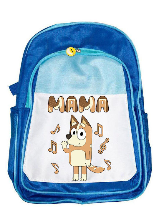 Kinder Schulranzen Bluey Blau 41x30x15cm