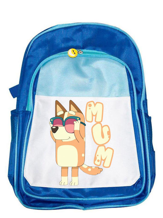 Kinder Schulranzen Bluey Blau 41x30x15cm