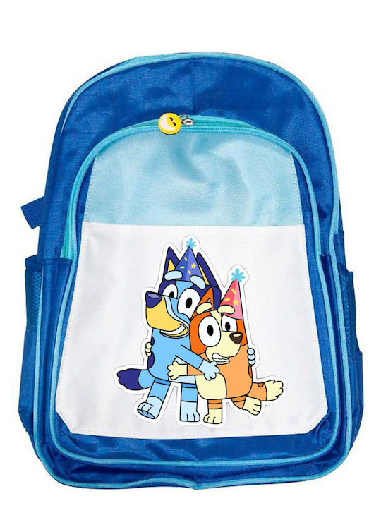 Kinder Schulranzen Bluey Blau 41x30x15cm