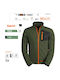 Work Jacket with Fleece Lining Green