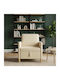Cream Armchair 72x78x87cm