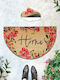 SteweHome Non-Slip Multicolour Doormat Cut to Size Width 45cm