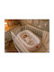 Grandes Suenos Baby-Kissen Nest Rosa 80x100cm