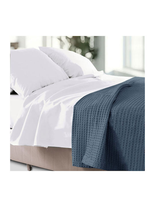 SpitiBazaar Pique Single Blanket 160x240cm Dark Charcoal