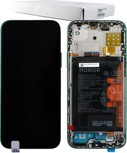 Honor Screen with Touch Mechanism and Frame for Honor 200 Lite 5g (Green)