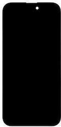 Tactical Ersatzbildschirm mit Rahmen für iPhone 15 Plus Schwarz