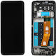 Screen with Touch Mechanism and Frame for Galaxy A14 Black
