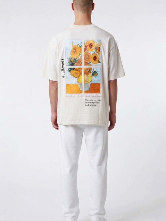 T-shirt Μπεζ