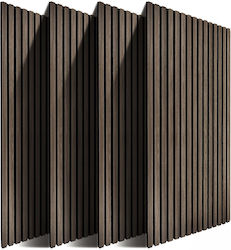 Set Panouri Acustice 120 X 60 Cm Maro Închis 120x2x60 Cm