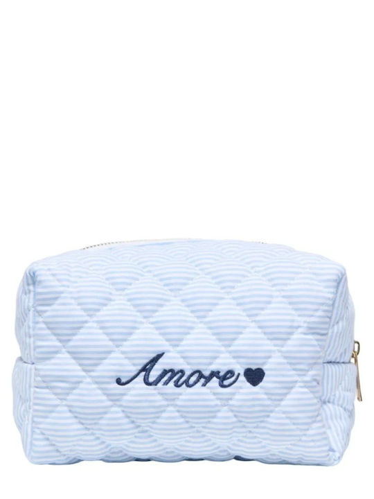 Τσαντακι Only Kamilla Quilted Cosmetic Bag Acc Amore Stripes