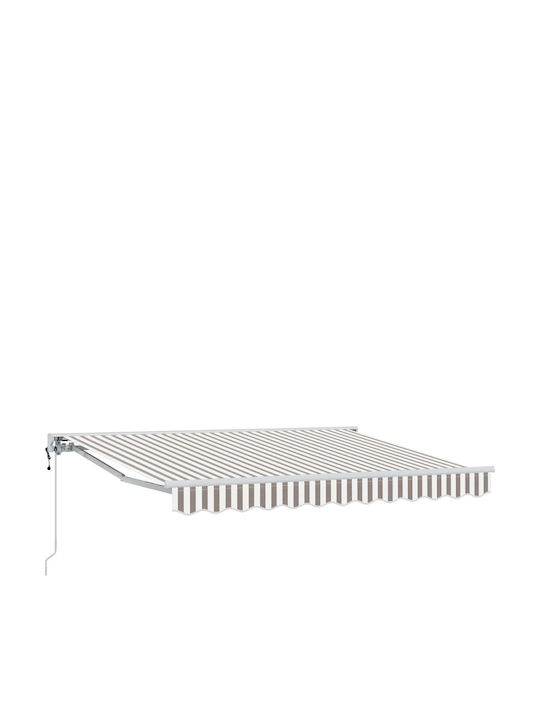 vidaXL Τέντα Βεράντας Γκρι 3.5x2m