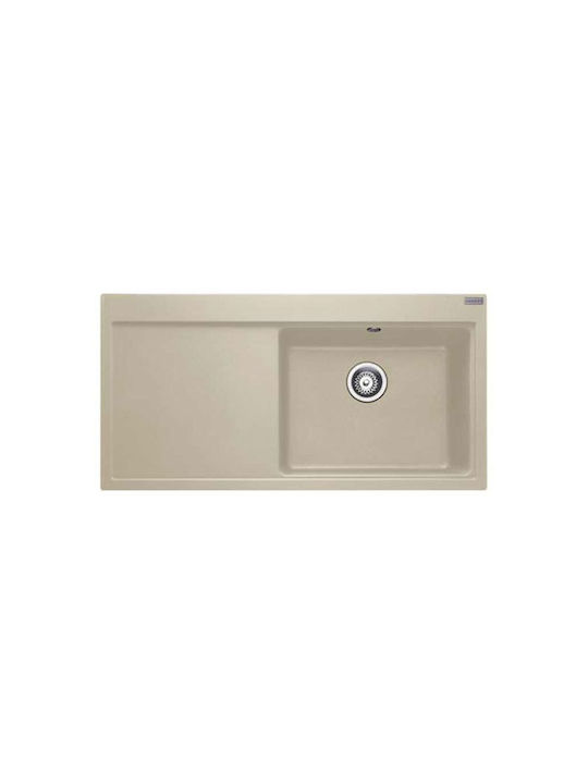 Franke Mythos Drop-In Küchenspüle aus Flüssiger Granit M100xP51.5cm Braune