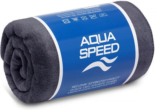 Aquaspeed Микрофибърна Кърпа За Body Сив 140x70см