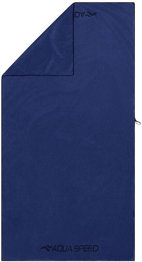 Aquaspeed Πετσέτα Microfiber Προσώπου 300gr/m² Γκρι 100x50εκ.