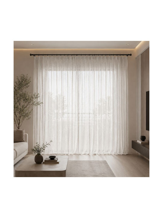 Galifas Κουρτίνα Παραθύρου με Τρέσα Breeze Μπεζ 270x280εκ.