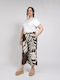 Pantaloni Dama Fusta Pantalon Lejeri Floral Maro 193-1K