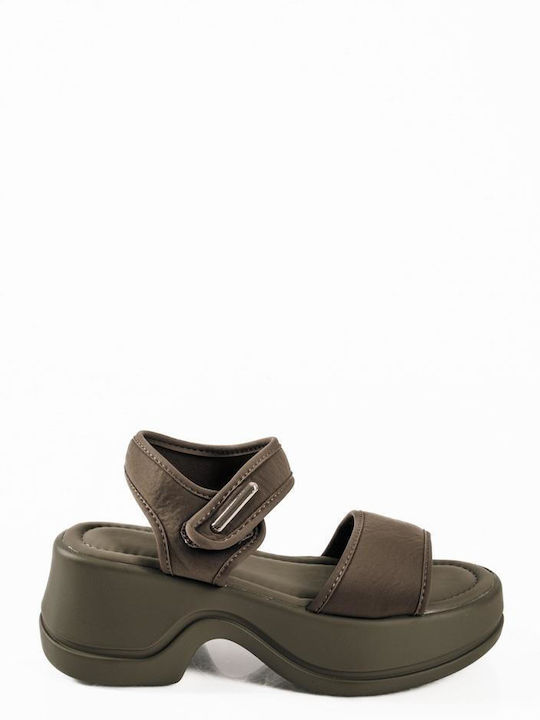 Women's Flat Sandals Sporty Green