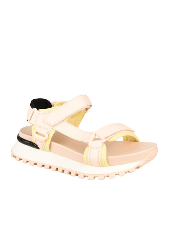 Γυναικεία Σανδάλια Flatforms Ροζ