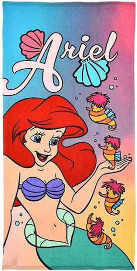 Παιδική Πετσέτα Θαλάσσης Γοργόνα Ariel 140x70cm Disney