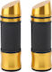 Motorcycle Grips Black-Gold Colour W02262-1 Rl16113