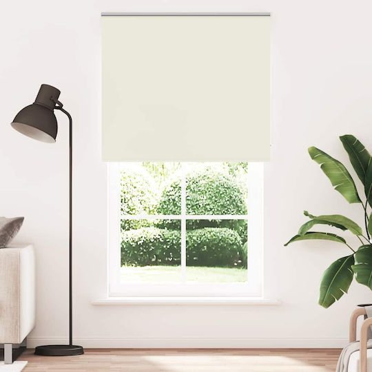 vidaXL Roller Blinds Partial Blackout Ecru W130xH230cm 4011732