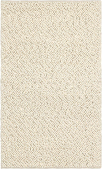 SteweHome Handmade Rectangular Beige Rug 130x190cm
