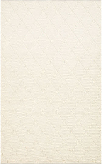 SteweHome Χειροποίητο Χαλί Ορθογώνιο Μπεζ 130x190cm