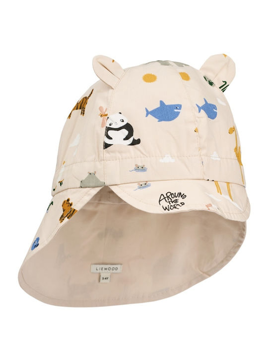 Liewood Kids' Fabric Hat Gorm Beige
