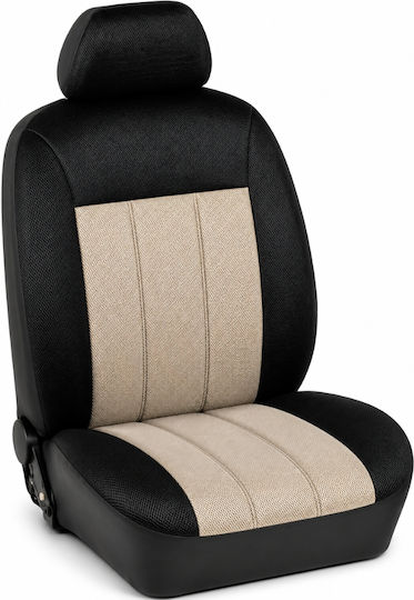 Car Seat Covers Set Pancar Perforated R6-r4 Beige-Black