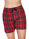 Comfort Summer Women's Pyjamas Shorts Red