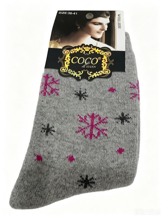 Coco&Hana Women's Gray Socks
