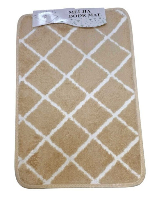 Non-Slip Beige Doormat 38x58cm
