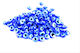 Acrylic Eyes Blue 6mm 100 pcs