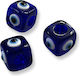 Acrylic Eye 12mm Blue Zari Large Hole 6mm Resin Jewelry Making Materials & Lucky Charms 6 Pieces