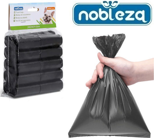 Hundekotentsorgung Taschen 20 Rollen Schwarze Nobleza