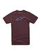 Alpinestars Tee Ageless Ανδρική Μπλούζα Μοτοσυκλέτας Κοντομάνικη Μπορντό/Μπλε