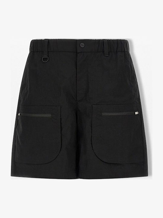 Herno Men's Black Cargo Bermuda
